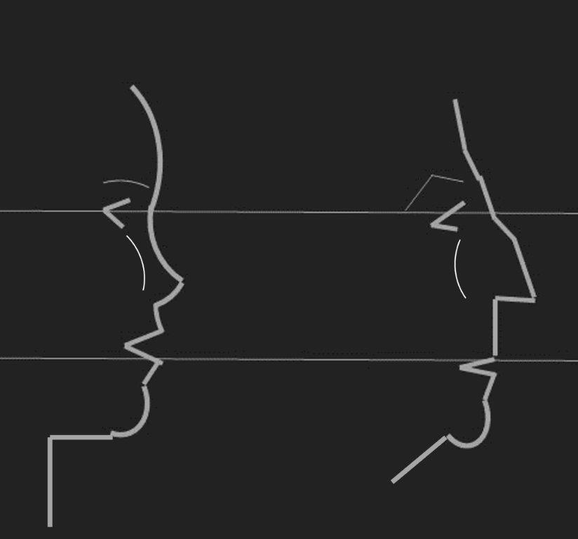 la perception instinctive de l_âge par des silhouettes...du bébé a la personne tres agée